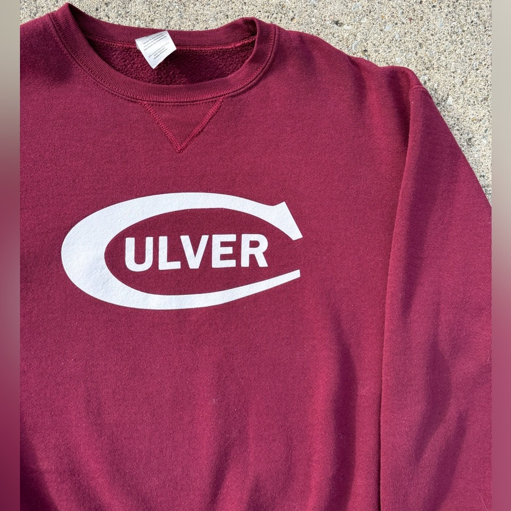 Vintage Russell Burgundy Culver Crewneck
